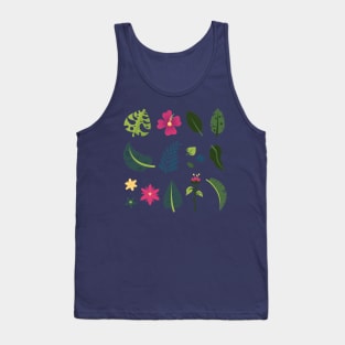 Tropical leaves Tank Top